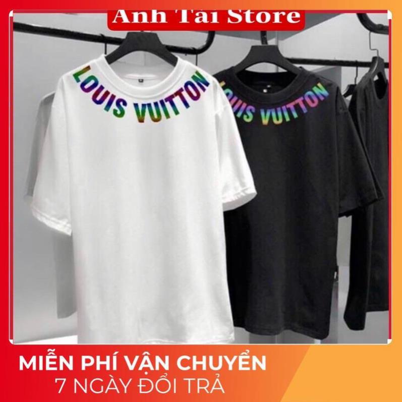 Áo thun tay lỡ phản quang phông Unisex nam nữ chất Premium Cotton oversize đến 75kg form rộng LUONVUITUOI A001 | BigBuy360 - bigbuy360.vn