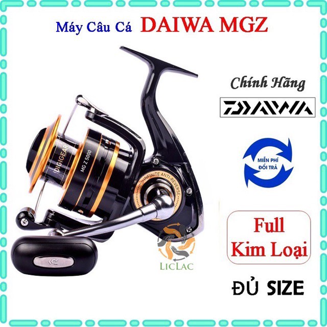 máy câu DAIWA MG Z 5000 hàng việt nam sản xuất máy cực khoẻ quay mượt y hình giá rẻ giảm giá sele y hình
