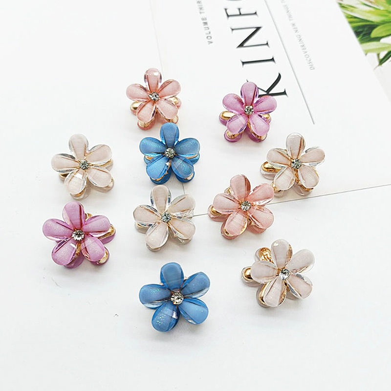 Kẹp Tóc Hoa Mini Thời Trang Mùa Hè Hàn Quốc Cho Nữ