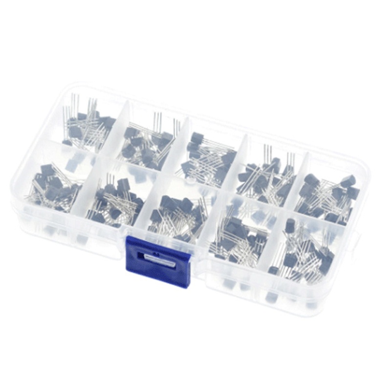 Set 200 Linh Kiện Bán Dẫn BC337 BC327 2N2222 2N2907 2N3904 2N3906 S8050 A1015 C1815