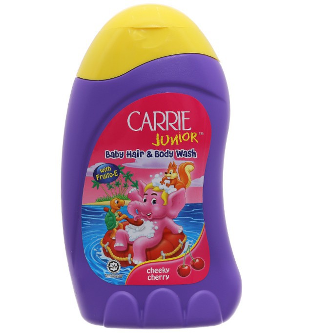 Sữa Tắm Gội Toàn Thân Carrie Junior Grapeberry 280g (đủ 3 hương)