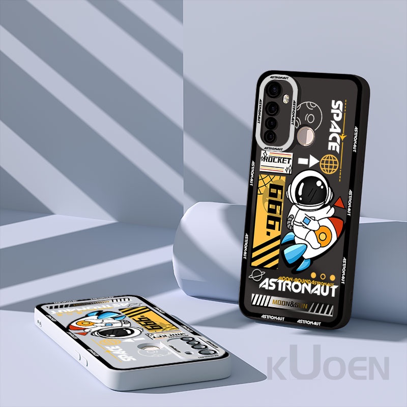 Ốp Điện Thoại TPU Mềm Hình Nasa Cho Realme 5 6 pro 5i 5s 6s 7i C3 C17