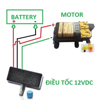 PMP Điều tốc 12VDC - Motor 775,895,885