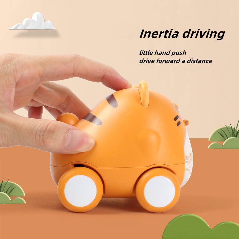 Đồ Chơi Xe Hơi Hoạt Hình Mini Dễ Thương Sáng Tạo Chống Rơi Cho Trẻ Em