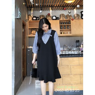 Evermom l đầm bầu đuôi cá phối tay karo