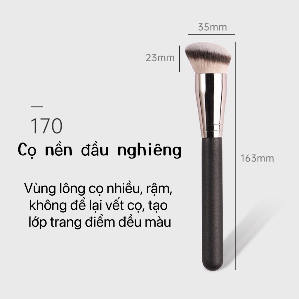 Cọ che khuyết điểm đầu tròn giúp đánh nền đều