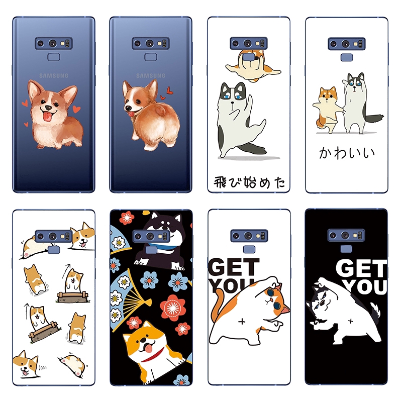 Ốp điện thoại TPU mềm hình cún dành cho Samsung Note 9 8 / S8 S9 Plus | BigBuy360 - bigbuy360.vn
