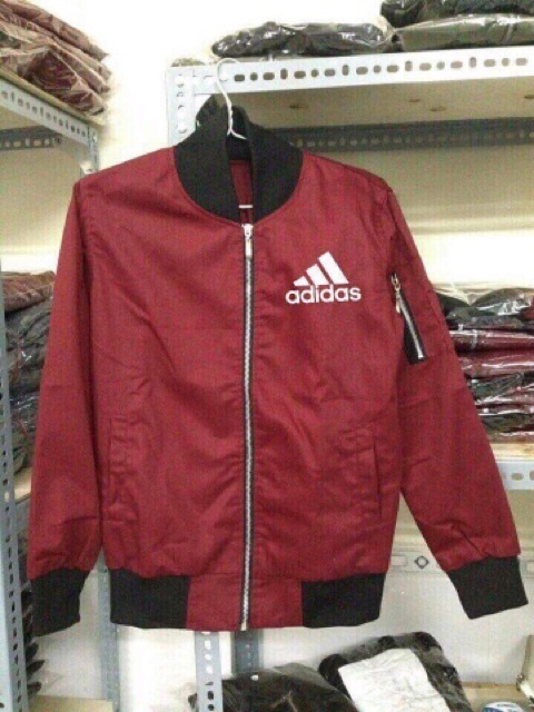 Áo bomber kaki Adidas