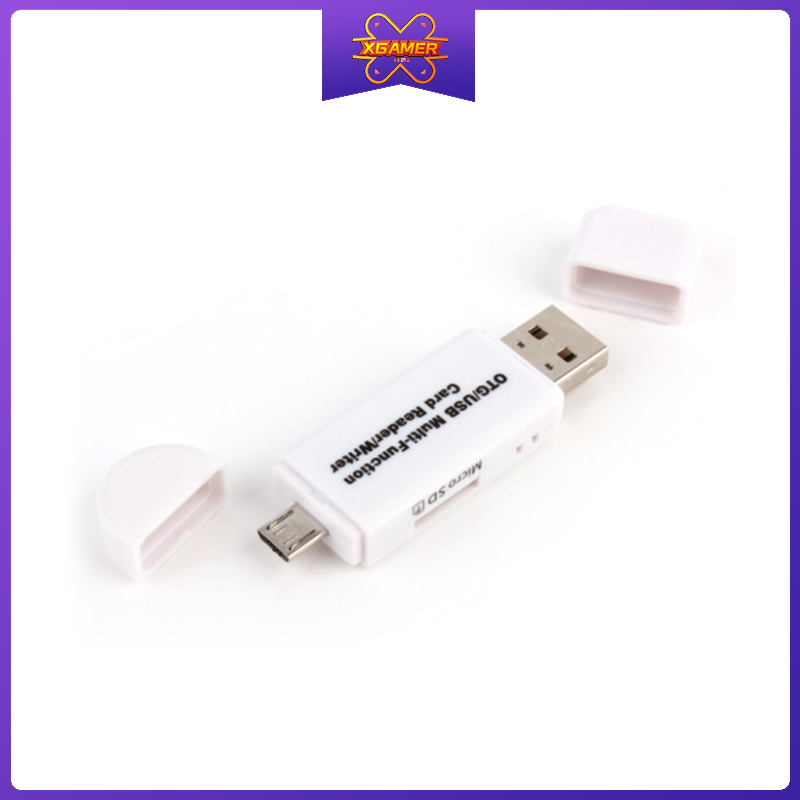 [Ready Stock] XGamer Micro USB OTG to USB 2.0 Adapter, SD / Micro SD Card Reader for Smartphone, PC