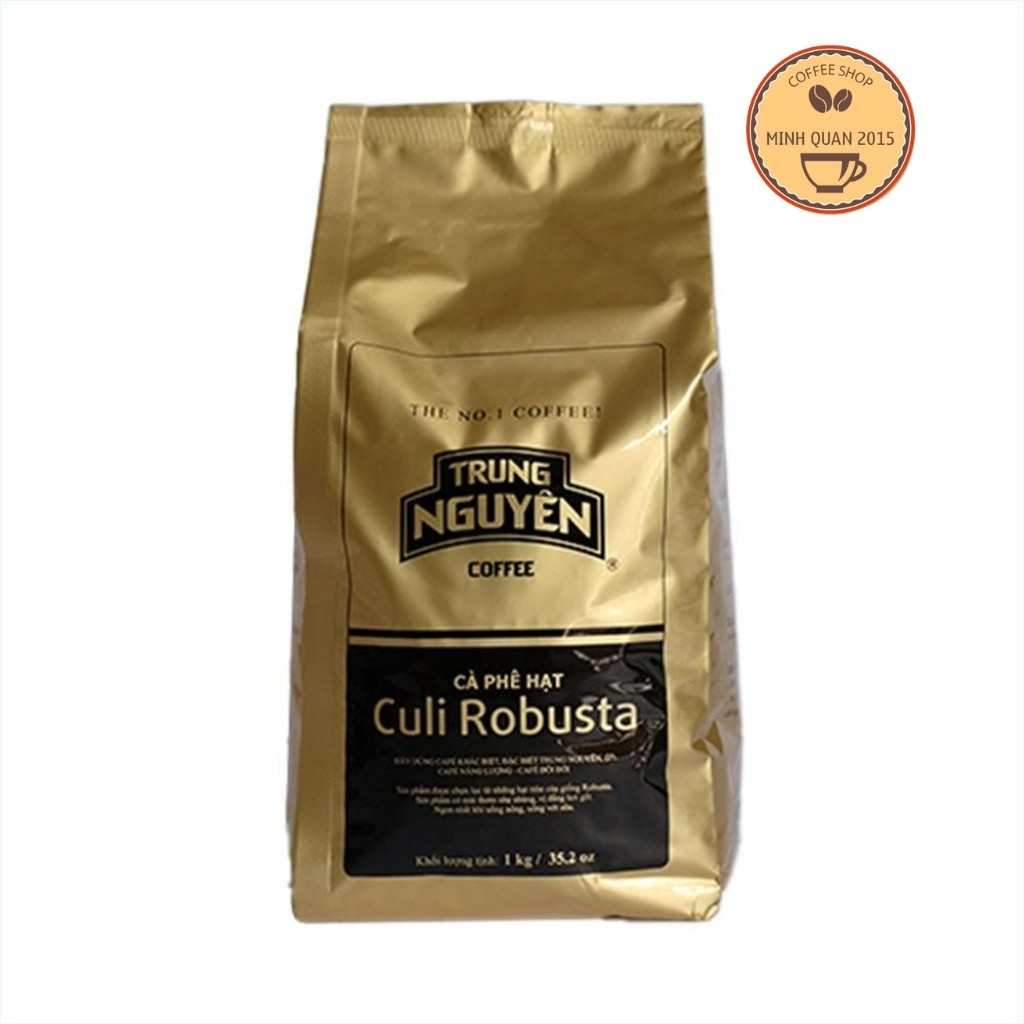 Cà Phê Hạt Culi Robusta Drip Số 1 _ Trung Nguyên Bịch 1kg