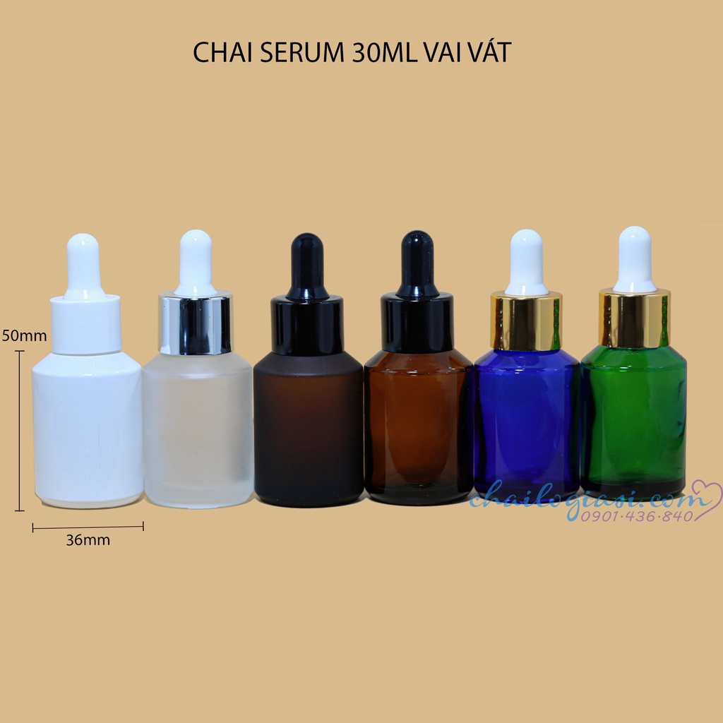 VỎ CHAI SERUM VAI VÁT 30ML