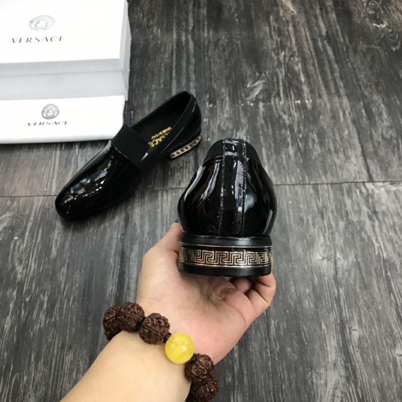 Giày lười da thật Versace