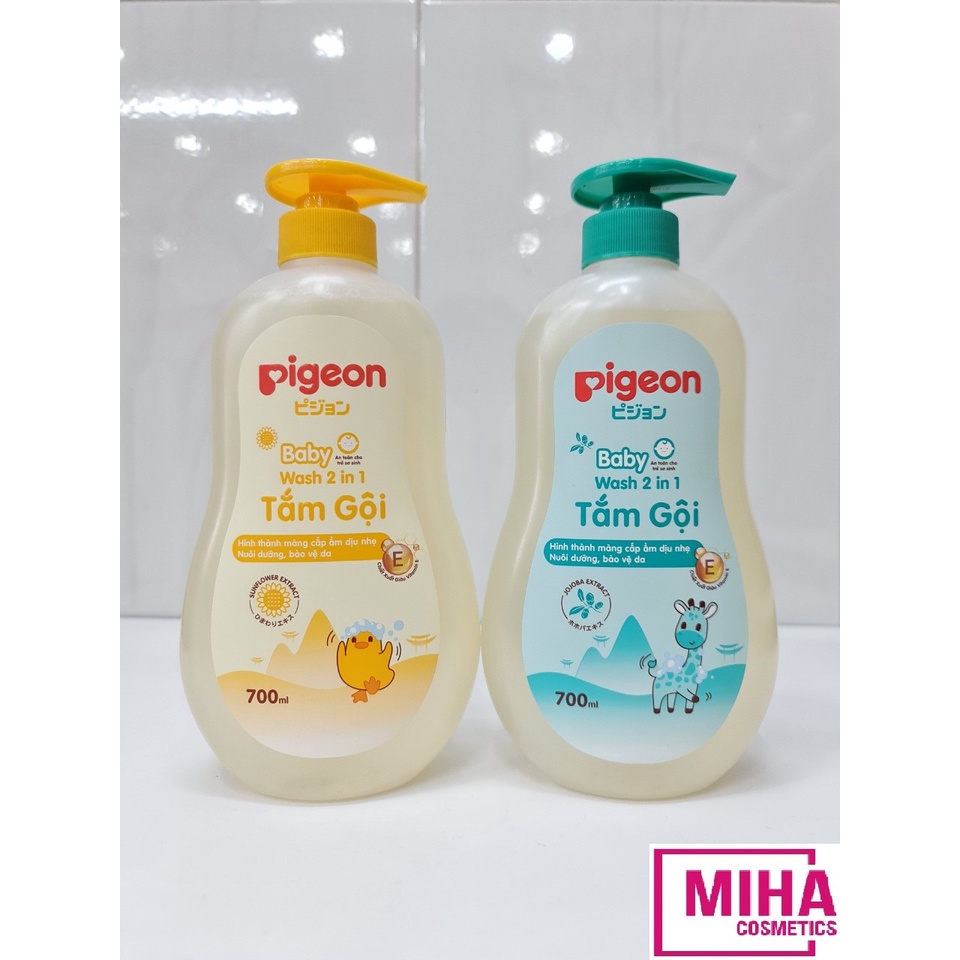 Sữa Tắm Gội Cho Bé Pigeon Baby Wash 2in1 700ml