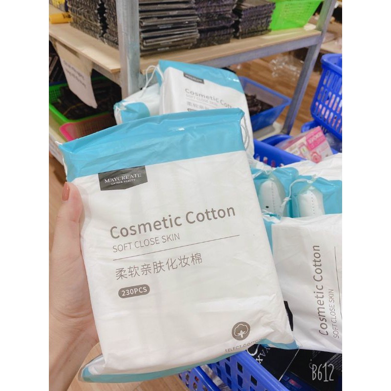 Bông tẩy trang 230 miếng Cosmetic Cotton của Maycreat C505 | BigBuy360 - bigbuy360.vn