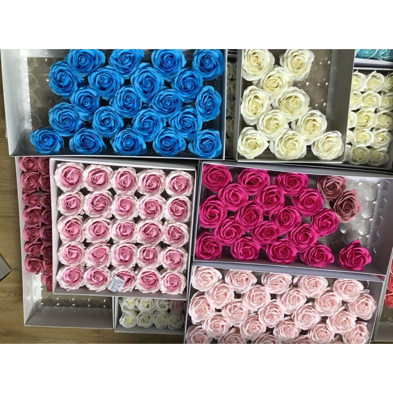 1 hoa hồng sáp 7 lớp