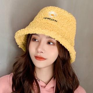 [SIÊU PHẨM] Mũ Nón Bucket Lông Cừu Giữ Ấm Phong Cách Hàn Quốc/Mũ Len Dày Giữ Ấm Vào Mùa Đông