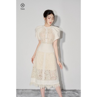 Đầm ren tay phồng Donna Dress - See