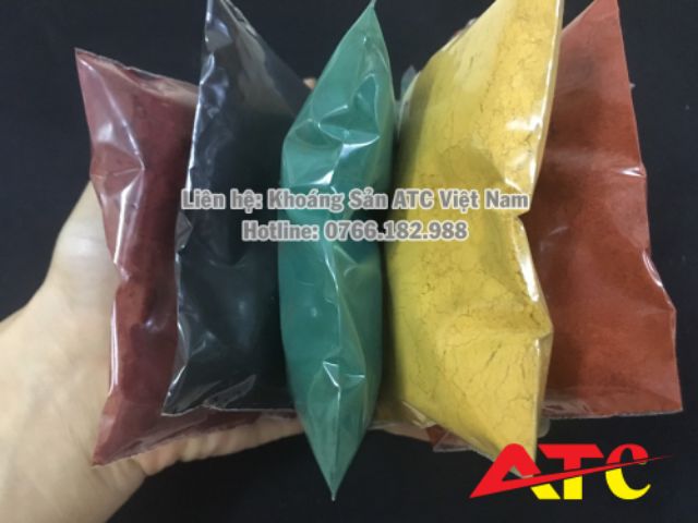 Bột màu oxit sắt màu xanh lá