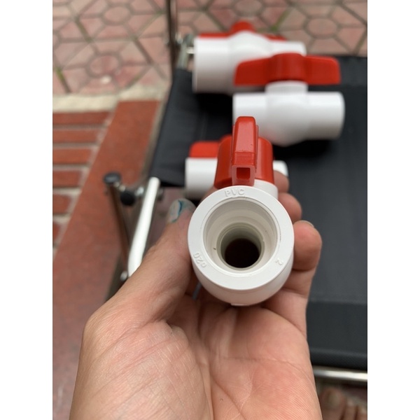 Van khoá ống U-PVC phi 20-25-32-40 chuyên dùng cho bể cá.