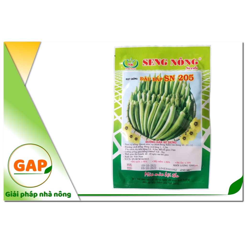 HẠT GIỐNG ĐẬU BẮP SN205 20G