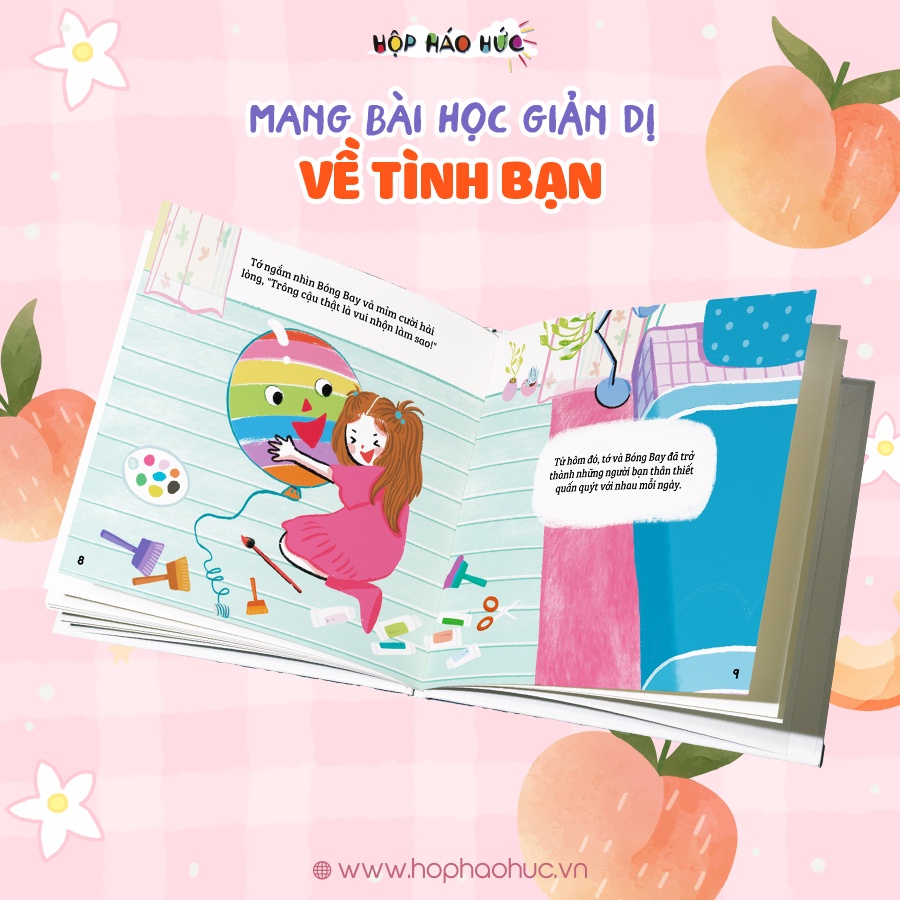 Sách cho bé BÓNG BAY CẦU VỒNG 3-6 tuổi