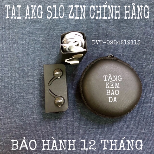 TAI NGHE AKG S10 ZIN BÓC MÁY - NGUYÊN SEAL - TẶNG KÈM NÚM PHỤ - BẢO HÀNH 12 THÁNG