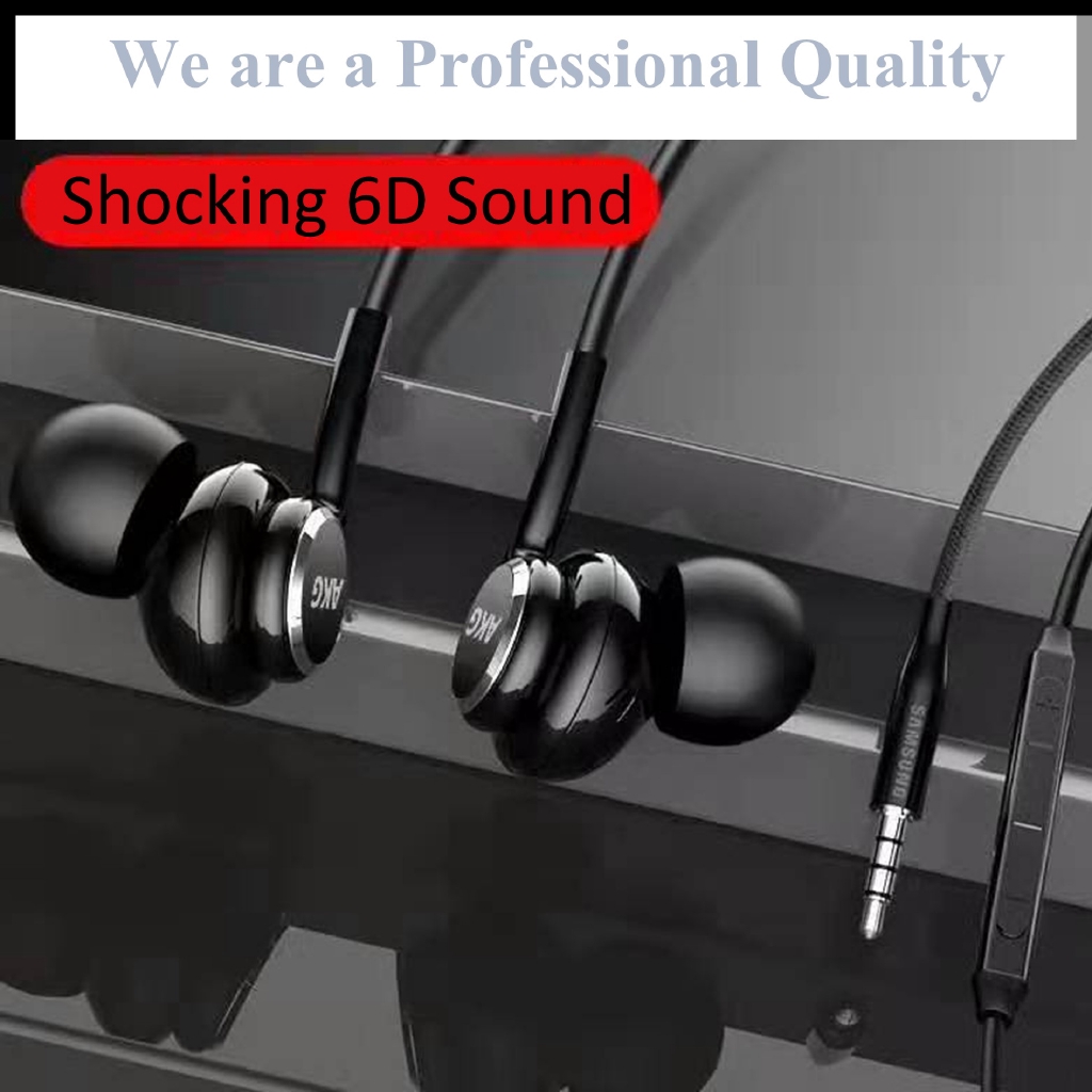 Original AKG Earphones 3.5mm Type C In-ear with Mic Wired Headset Samsung Earphone Music Audio Headset Earpiece For Note 10 Pro S8 S9 S10 S6 S7