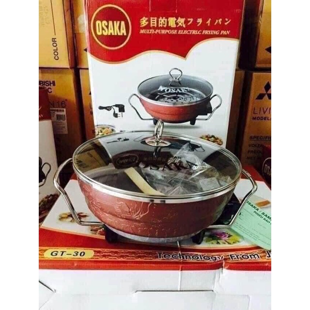 NỒI LẨU OSAKA ,NẤU LẨU, NƯỚNG XÀO ,HẤP, LUỘC ĐA NĂNG