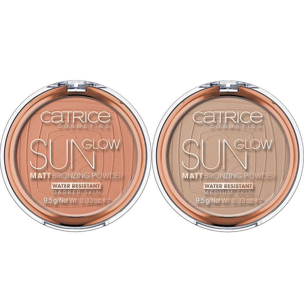 Phấn tạo khối Catrice Sun Glow Mater Bronzing Powder Medium Skin - Hàng Ba Lan