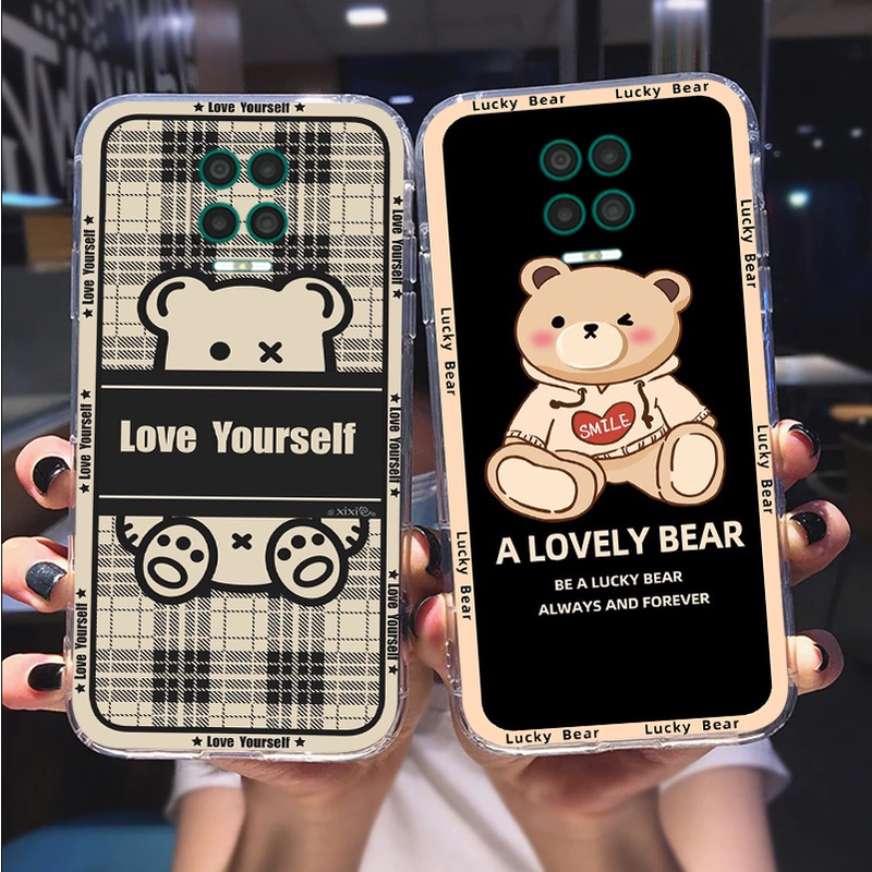 Ốp lưng Vsmart Aris - Vsmart Aris Pro bảo vệ cam in hình gấu cực cute