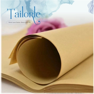 Giấy kraft màu da bò cơ bản dùng trong gói hoa, bọc quà