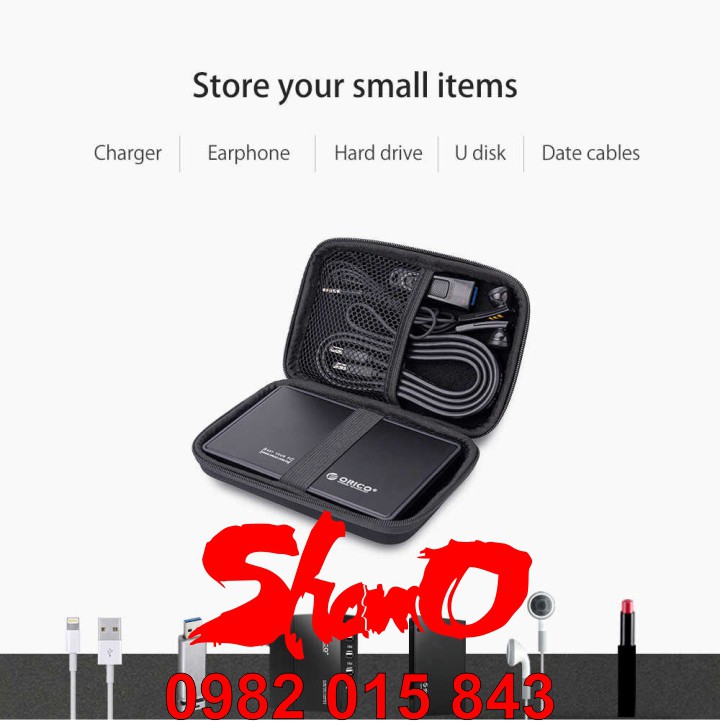 Túi chống sốc ổ cứng 2.5 inch – Orico PHD25 – Chính hãng – Bảo vệ tối ưu cho HDD/SSD size 2,5”