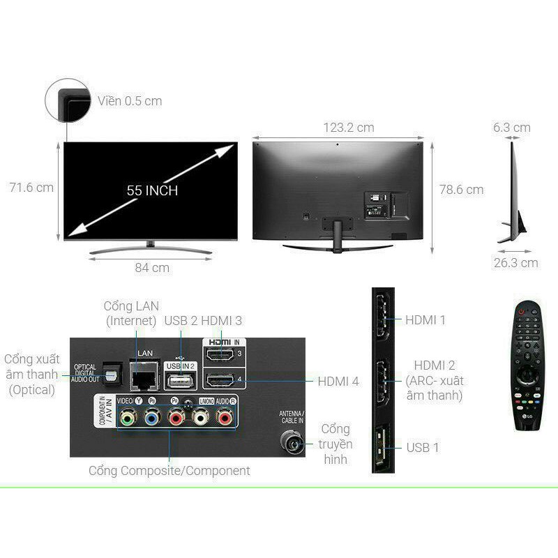 Smart Tivi Nanocell LG 4K 65inch 65SM8600PTA | BigBuy360 - bigbuy360.vn