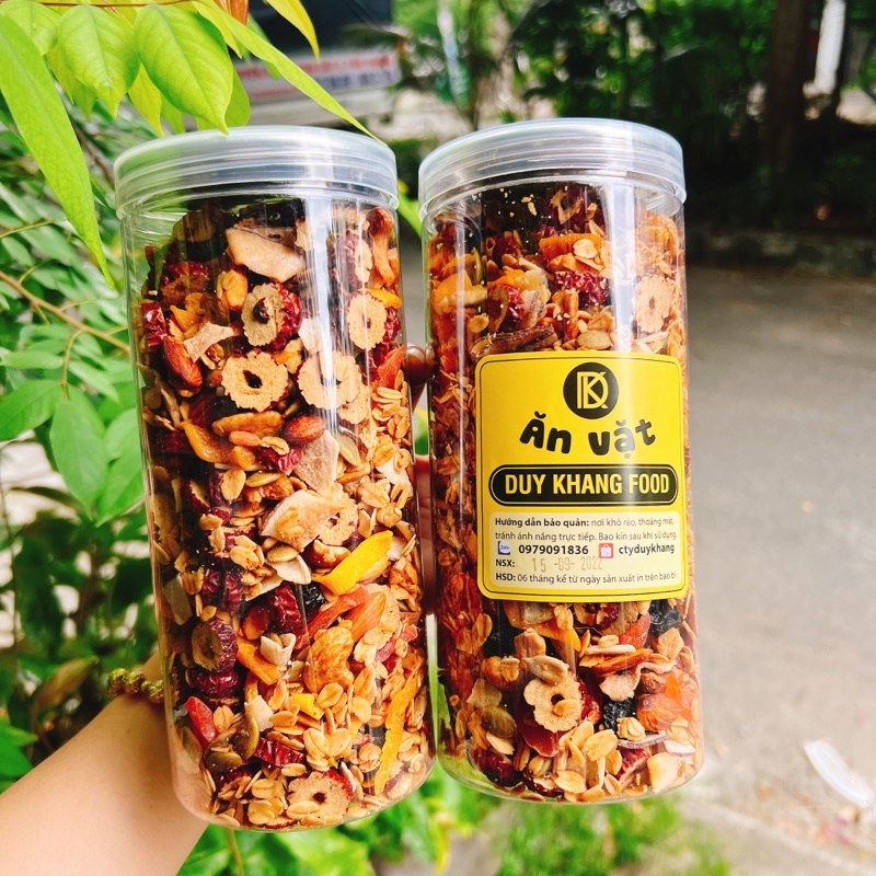 Ngũ Cốc Vị Mật Ong siêu hạt Granola hộp 500gr