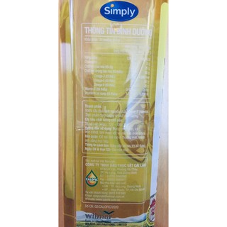 Dầu Đậu nành Simply chai (1L)