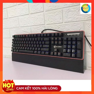 Bàn phím máy tính edra ek300 cơ đèn led chống nước có kê tay 104 phím