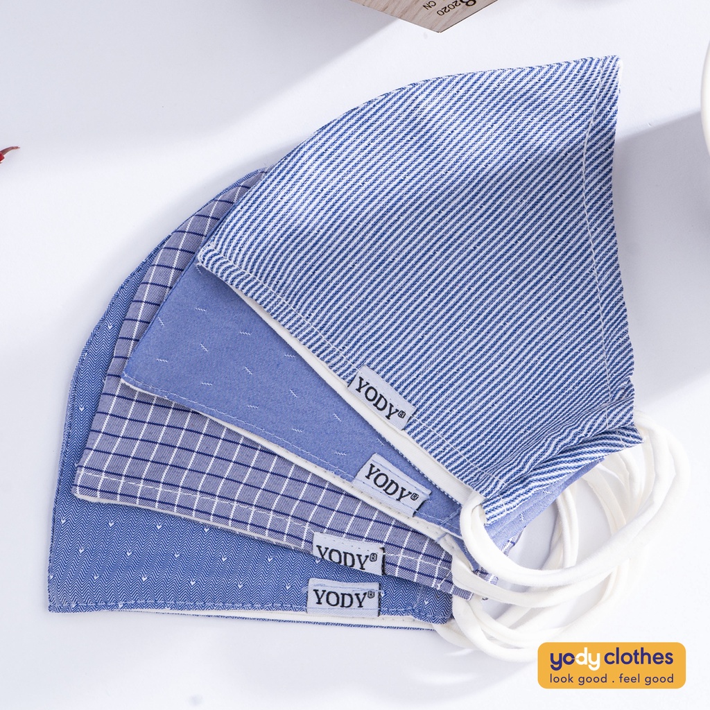 Combo 3 chiếc khẩu trang cotton kháng khuẩn YODY KTR3005 (Giao ngẫu nhiên)