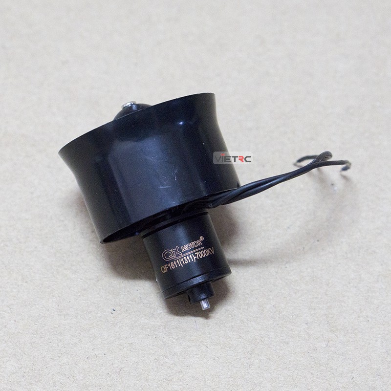 QX-Motor ducted fan 30mm 6 lá EDF QF1611 7000kv(3S)/14000kv(2S) để chế máy bay điều khiển từ xa