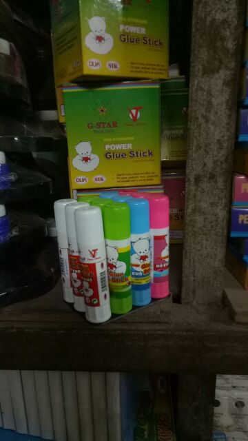 12 cây Hồ khô dán giấy, Keo khô dán giấy