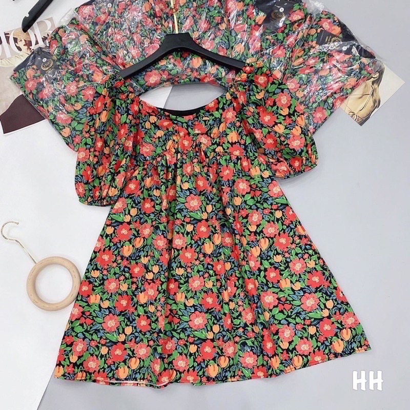 Váy Hoa Dáng Babydoll (Ảnh thật cuối hình)