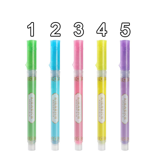 Original Japan ZEBRA Kirarich Pen Highlighter Marker Candy Color Pen Student Stationery Supplies Journal Graffiti