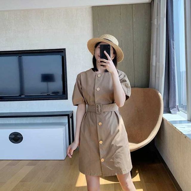 Đầm kaki jean QC
