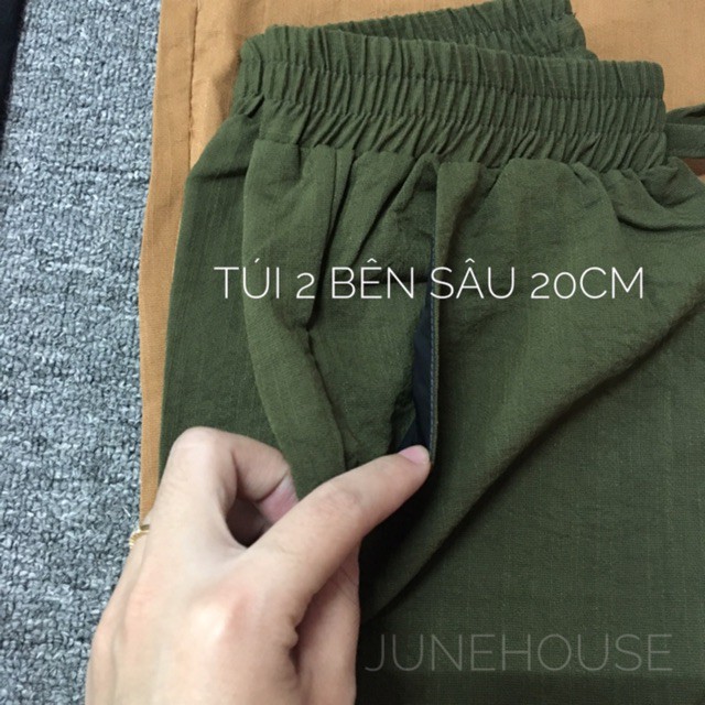 SALE 10.10 Quần đũi baggy nữ size lớn vải cực đẹp mát mềm - Hàng nhập khẩu . ✪