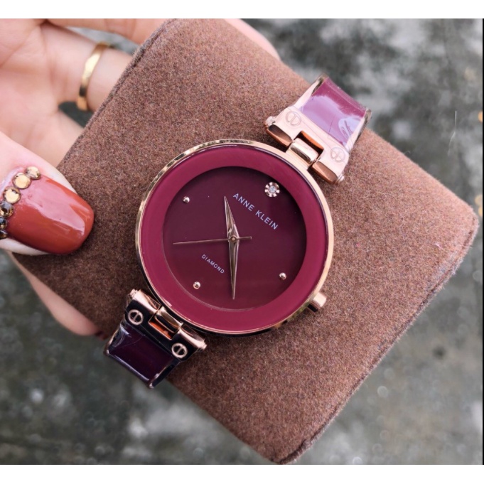 Đồng hồ nữ ANNE KLEIN dáng kiềng model AK/1980BKGB 28mm Mỹ