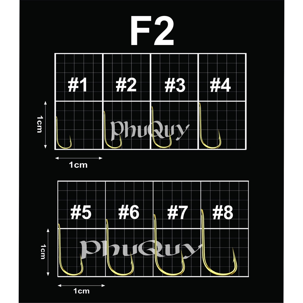 100 Lưỡi Câu Cá Nhỏ ( Mã F )