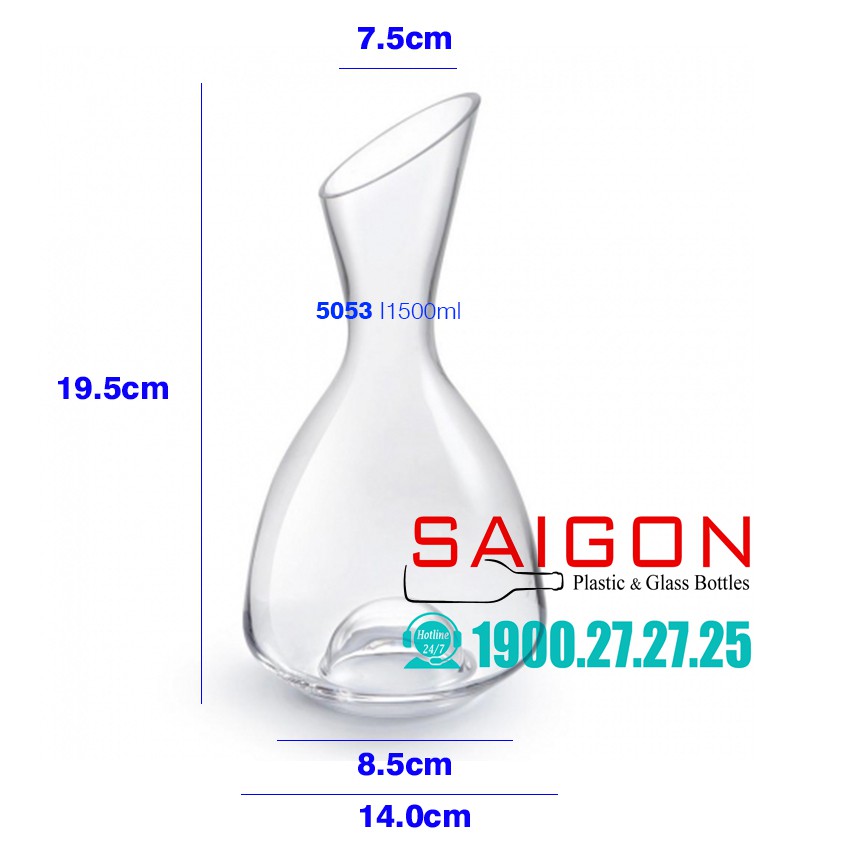 Bình Thủy Tinh Rót Vang Experts Col. Femme 1500ml | Nhập Khẩu E.U