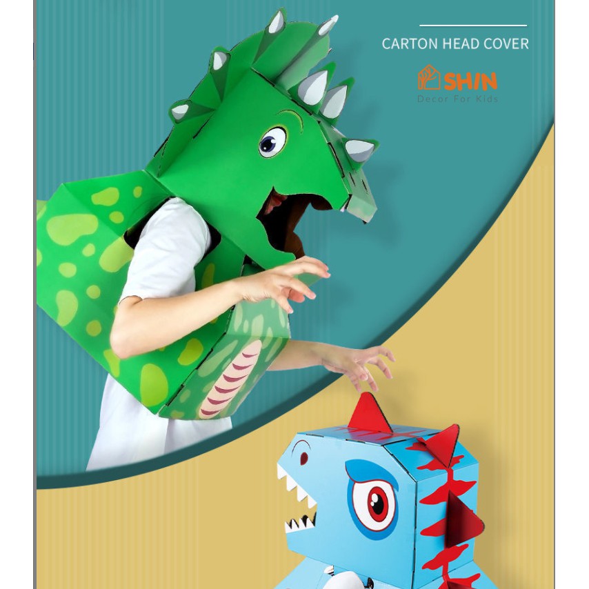 Đồ chơi trẻ em - Đầu khủng long Cartoon