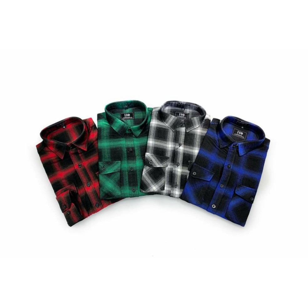 Áo sơ mi khoác ngoài dài tay gấp hộp Kẻ Dạ cao cấp, chất vải cotton mịn phong cách công sở | BigBuy360 - bigbuy360.vn