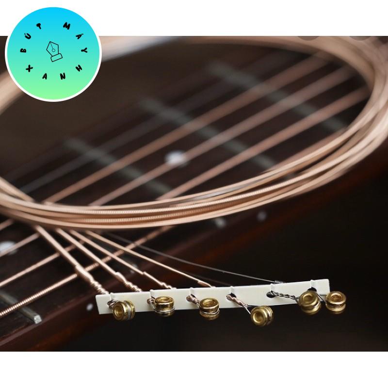 [Mã LIFEBOOK2 giảm 10% đơn 0Đ] Bộ 6 dây Guitar Acoustic Phosphor Bronze Alice a206