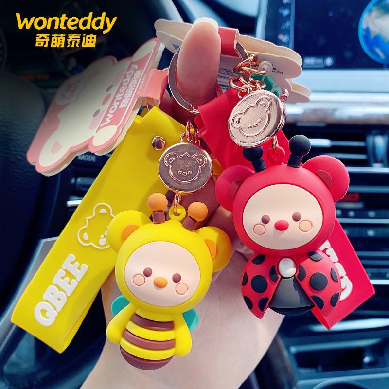 Móc Khóa Hình Côn Trùng Sáng Tạo Dễ Thương Thời Trang